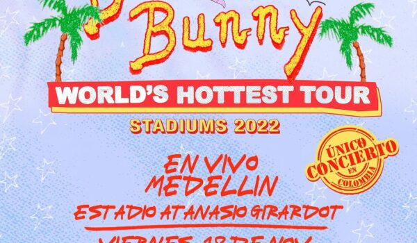Medellín, la ciudad escogida por Bad Bunny para su único show en Colombia